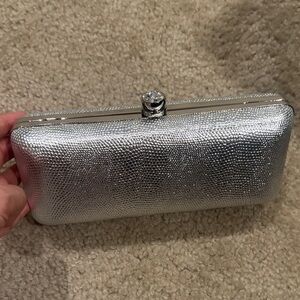 Silver Clutch Bag Victoria’ Secret